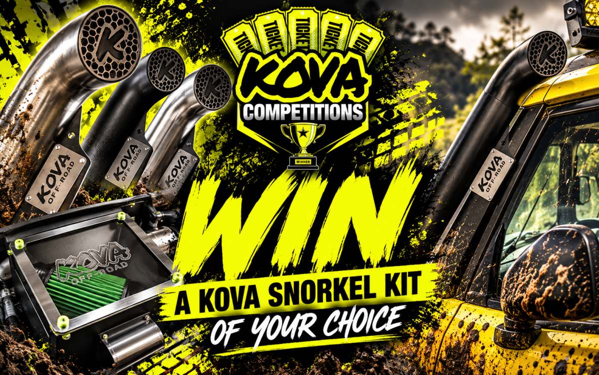 Win a Kova Off-Road D2 Snorkel Kit of your choice
